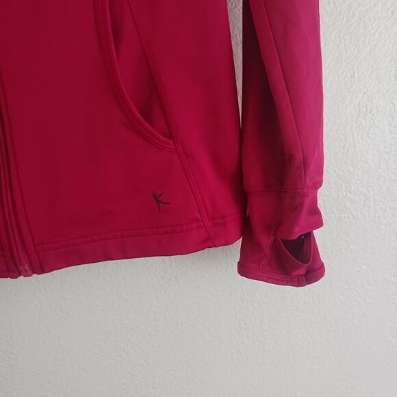 Danskin semi fitted Dri more hot pink workout jacket size XS - Picture 3 of 5